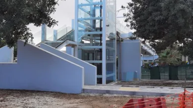 Τελευταίες πινελιές στην πεζογέφυρα της Λεωφόρου Αθηνών στο Παλατάκι 13 Τελευταίες πινελιές στην πεζογέφυρα της Λεωφόρου Αθηνών στο Παλατάκι
