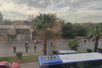 Επεισόδια στην Ιερά Οδό έξω από τη Γεωπονική