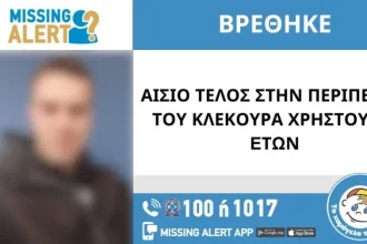 Τέλος συναγερμού για τον 36χρονο Χρήστο