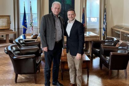 Συνάντηση Δούκα - Σκλαβούνου για σοβαρά κοινά θέματα των Δήμων Αθηναίων - Αιγάλεω