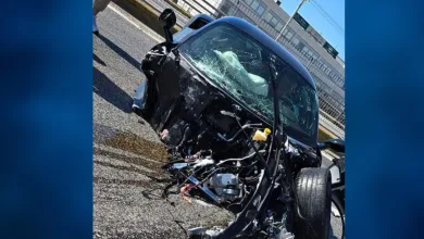 Κηφισού και Πέτρου Ράλλη: Η Maserati έγινε σμπαράλια 16 Κηφισού και Πέτρου Ράλλη: Η Maserati έγινε σμπαράλια