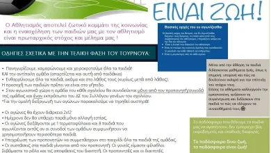 Τελική φάση για το Τουρνουά Ποδοσφαίρου των Δημοτικών Σχολείων Αιγάλεω 13 Τελική φάση για το Τουρνουά Ποδοσφαίρου των Δημοτικών Σχολείων Αιγάλεω