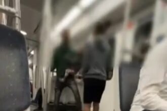 Μετρό, Γραμμή 3: Ζευγάρι πλακώθηκε στο ξύλο με το μωρό στην αγκαλιά! - Βίντεο