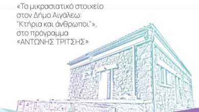 Το μικρασιατικό στοιχείο στο Αιγάλεω: "Κτήρια και άνθρωποι" 11 Το μικρασιατικό στοιχείο στο Αιγάλεω: "Κτήρια και άνθρωποι"