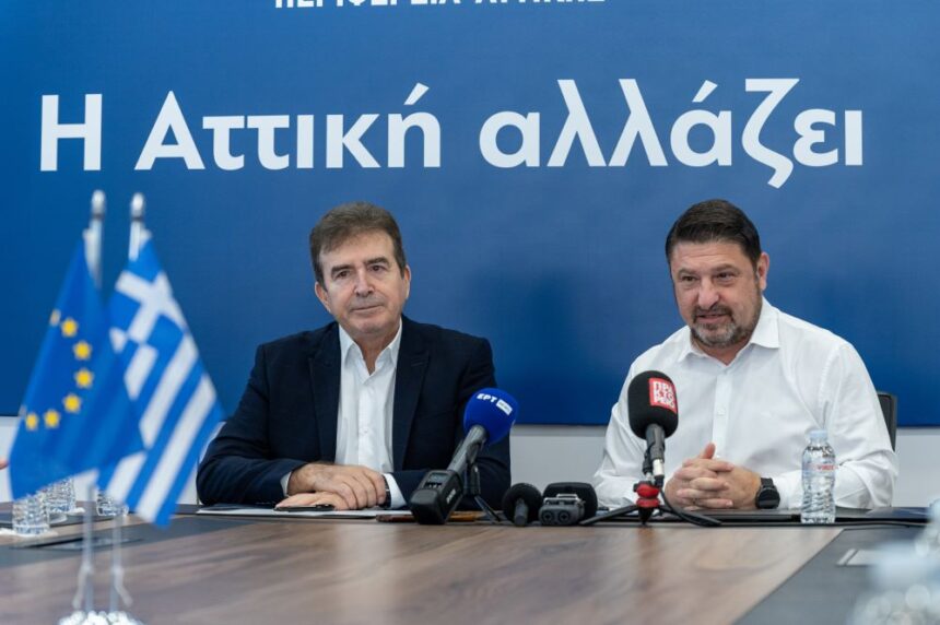 Στο επίκεντρο τα μεγάλα έργα στη Δυτική Αθήνα. Συνάντηση Χρυσοχοΐδη - Χαρδαλιά
