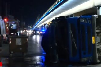 Ιερά Οδός και Κηφισός: Ανατράπηκε νταλίκα