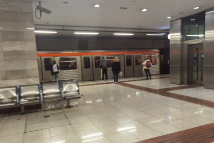 Εργασίες στις ράγες της Γραμμής 3 - Προσωρινή λεωφορειακή γραμμή 
