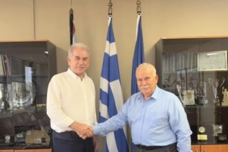 Στο Δημαρχείο Αιγάλεω ο νέος αντιπεριφερειάρχης Δυτικού Τομέα - Ποια θέματα συζητήθηκαν