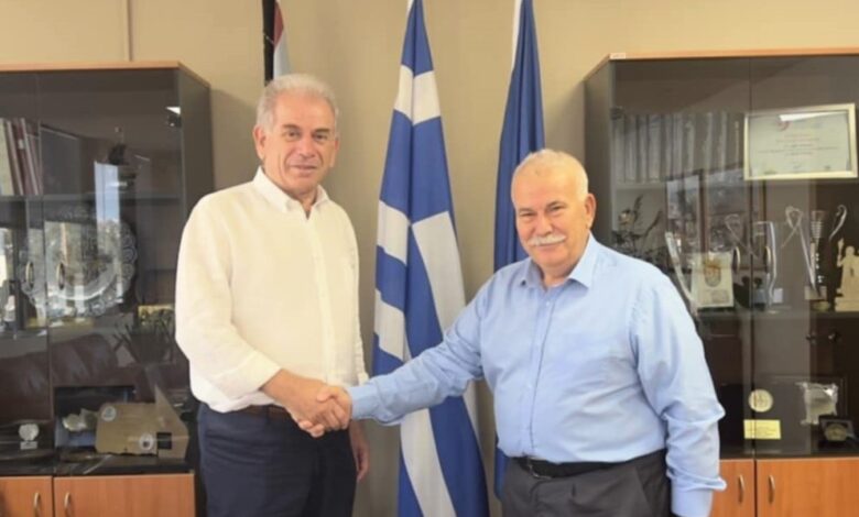 Στο Δημαρχείο Αιγάλεω ο νέος αντιπεριφερειάρχης Δυτικού Τομέα - Ποια θέματα συζητήθηκαν