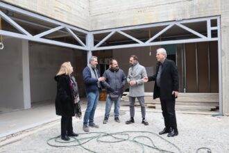 Σε εξέλιξη οι εργασίες κατασκευής βρεφονηπιακού σταθμού στο Αιγάλεω
