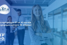 Ξεκίνησαν οι αιτήσεις για πρόγραμμα ενίσχυσης νέας επιχειρηματικότητας 18–29 ετών