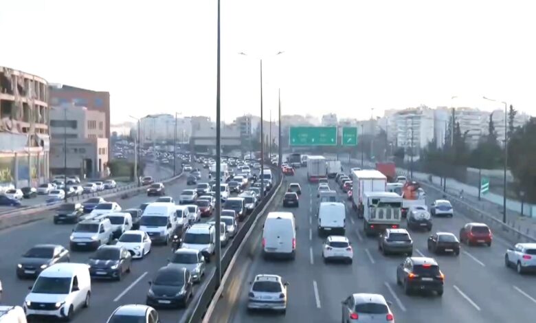 Καραμπόλα 5 οχημάτων στον Κηφισό