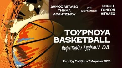 Ξεκινά το Τουρνουά Μπάσκετ Δημοτικών Σχολείων