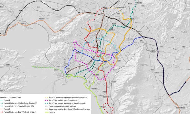 Δύο νέες γραμμές Μετρό φέρνει στο Αιγάλεω το Στρατηγικό Σχέδιο Μεταφορών! - Νέοι σταθμοί και διασυνδέσεις