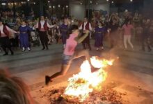 Γιορτή του Κλήδονα στο Αιγάλεω, με φωτιά και παραδοσιακό γλέντι