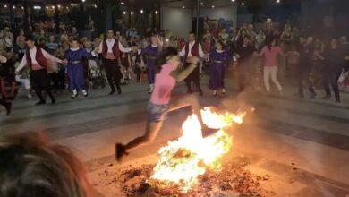 Γιορτή του Κλήδονα στο Αιγάλεω, με φωτιά και παραδοσιακό γλέντι