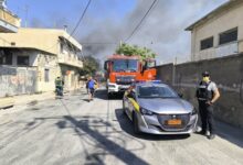 Άμεση κινητοποίηση του Δήμου Αιγάλεω για την πυρκαγιά στον Βοτανικό