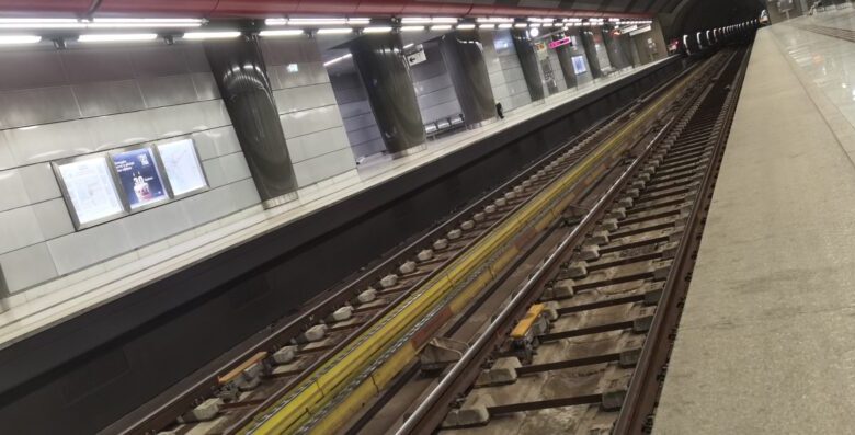 Εργασίες αντικατάστασης σιδηροτροχιών στη Γραμμή 3 - Αλλαγές στο πρόγραμμα λειτουργίας του Μετρό