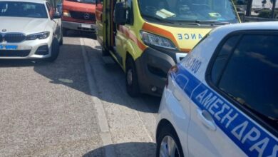 Οδηγός μηχανής ξυλοκόπησε οδηγό λεωφορείου μετά από τροχαίο